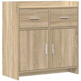 vidaXL Kreveta Hrast sonoma 75 x 36 x 80 cm Konstruirano drvo - Hrast sonoma | shoptok.hr