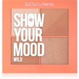 PASTEL Show Your Mood paleta rdečil odtenek Wild 4x4.3 g Cene