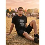 Sinsay Pamučna majica s tiskom lubanje | shoptok.hr