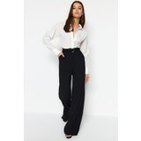 Trendyol Pants - Black - Wide leg Cijene