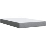  Krevet s oprugama i madracem svjetlosivi 120x190 cm od tkanine | shoptok.hr