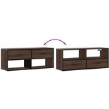 vidaXL TV ormarić boja hrasta 100x31x39,5 cm konstruirano drvo i metal | shoptok.hr