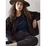 Sinsay Bomber jakna od samta s ovratnikom | shoptok.hr