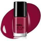 NOBEA Day-to-Day Gel-like Nail Polish lak za nohte z gel učinkom odtenek Pomegranate red #N45 6 ml | Shoptok.si