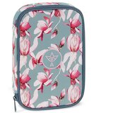 Ars Una Zložljiva peresnica z več nivoji : Rosy Magnolia 15,5x22,5x4,5cm | Shoptok.si