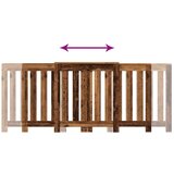 vidaXL Pokrov za radijator boja staro drvo 205x21,5x83,5 cm drveni | shoptok.hr