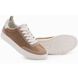 Ombre Old-school men's sneakers on thick sole - light brown | shoptok.hr
