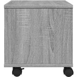  Stalak za pisač s kotačima siva boja hrasta 41x32x34 5 cm | shoptok.hr
