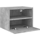 vidaXL Zidni TV ormarići 2 kom siva boja betona 40 x 30 x 30 cm drveni | shoptok.hr