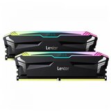 Lexar 2x8GB Ares DDR4 3600 UDIMM Memory with heatsink and RGB lighting, Black Color, Dual pack cene
