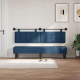  Držeće uzglavlje Zidne Plava 190 x 55 x 5 cm tkanina - Plava 180 cm bez LED | shoptok.hr