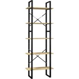 Ormarić za knjige s 5 razina 60 x 30 x 175 cm od borovine | Eponuda.com