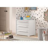 Vipack Bela otroška komoda 68x62x43 cm Sam – | Shoptok.si
