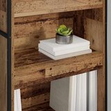 vidaXL Ormarić za knjige 2 pcs Staro drvo 80 x 30 x 155 cm | shoptok.hr