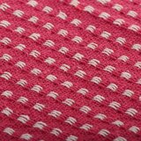vidaXL Pamučni pokrivač na kvadratiće 125 x 150 cm ružičasti | shoptok.hr