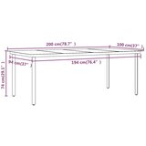  9-dijelni vrtni blagovaonski set s jastucima crni | shoptok.hr
