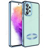  futrola sa niklovanim obodom No1 za samsung A346 galaxy A34 5G plava Cene