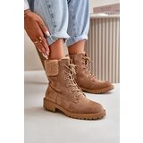 Boto Women's Lined Work Boots with Zipper Brown Mivael | shoptok.hr