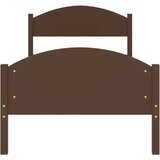  Okvir za krevet od masivne borovine tamnosmeđi 100 x 200 cm | shoptok.hr