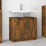 The Living Store Kopalniška omarica dim. hrast 64,5x33,5x59 cm konstruiran les - Kopalniška Omarica, (21429596) Cene
