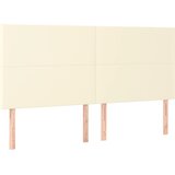  Uzglavlje krem boje 180x5x118/128 cm umjetna koža | shoptok.hr