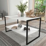 MID.YOU Klubska Miza Insasi L, Bela, Črna | Shoptok.si