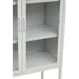 Premier Housewares Bela jeklena vitrina 75x150x35 cm Acier – | Shoptok.si