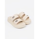 SEASTAR Light beige women's platform flip-flops | Shoptok.si