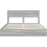  s od storage Siva Sonoma 200 x 200 cm Konstruirano drvo | shoptok.hr