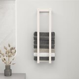  Stalak za ručnike bijeli 23x18x90 cm od masivne borovine | Eponuda.ba