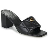 Coach QUILTED BLOCK HEEL SANDAL Crna | shoptok.hr