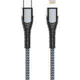 Ldnio Data kabl LC111 PD Type C na iPhone lightning 30W HQ sivi 1m | ePonuda.com