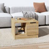vidaXL Klubska mizica sonoma hrast 50x50x36 cm konstruiran les Cene