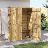 vidaXL Vrtna lopa za orodje 123x50x171 cm impregnirana borovina | Shoptok.si