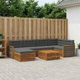  Set vanjskih sofa 7 kom. Prirodna i antracit | shoptok.hr