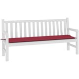 vidaXL jastuk za vrtnu klupu crvena boja vina 180 x 50 x 3 cm tkanina | shoptok.hr