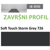 AGT profil Zidni MDF Završni LB-3821-B Soft Touch Storm Grey (726) 2800x116x18mm ( 026-137 ) Cene