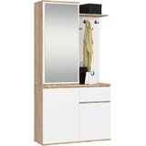 AKORD Entro Garderobni Komplet, Hrast Sonoma/Bela, (5000332852) Cene