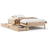 Maison Chic Posteljni okvir - Enojna postelja - Postelja za odrasle brez vzmetnice 100x200 cm trdna borovina-J6545, (21769066) | Shoptok.si