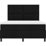 vidaXL Box Spring postelja z vzmetnico Črna 140x200 cm Tkanina, (22080964) | Shoptok.si