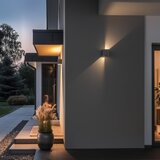 Brilagi - LED spoljašnja zidna svetiljka CUBE LED/6W/230V siva IP54 | Eponuda.com