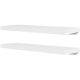Maison Chic 4 kosi Stenske Police - Viseče police 80 cm bele barve, (21794172) | Shoptok.si