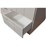 WOOOD Sivo-bež garderobna omara iz masivnega bora 94x195x53 cm Connect – | Shoptok.si