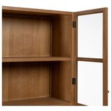 Ixia Vitrina v jesenovem dekorju v naravni barvi 84,5x198 cm – | Shoptok.si