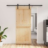  Klizna vrata s priborom za montažu 85 x 210 cm masivna borovina Cijene