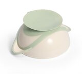 BabyOno Posuda za hranjenje + žlica, bež/zelena | shoptok.hr
