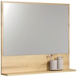 MID.YOU KOPALNI&amp;Scaron;KO OGLEDALO, 80/74/14 cm steklo, leseni material Slike