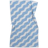 Jotex Bijeli/svijetlo plavi pamučan ručnik 90x150 cm Waves – | shoptok.hr