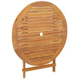  5-dijelni vrtni blagovaonski set smeđesiva od tkanine i drva | shoptok.hr