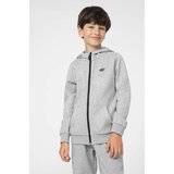 4f Otroški pulover M219 siva barva, s kapuco | Shoptok.si